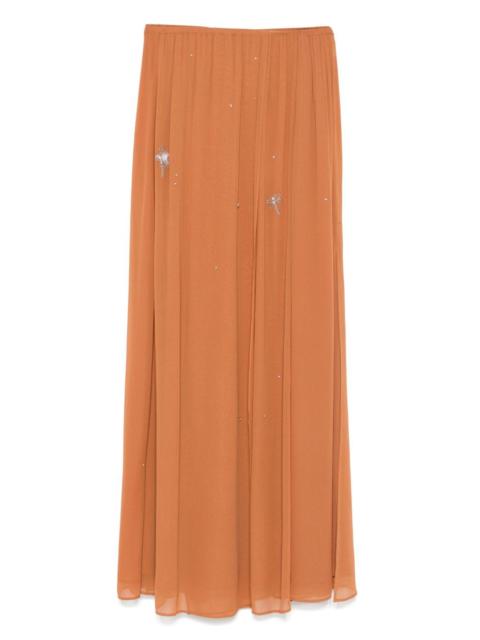 forte_forte crystal-embellished skirt