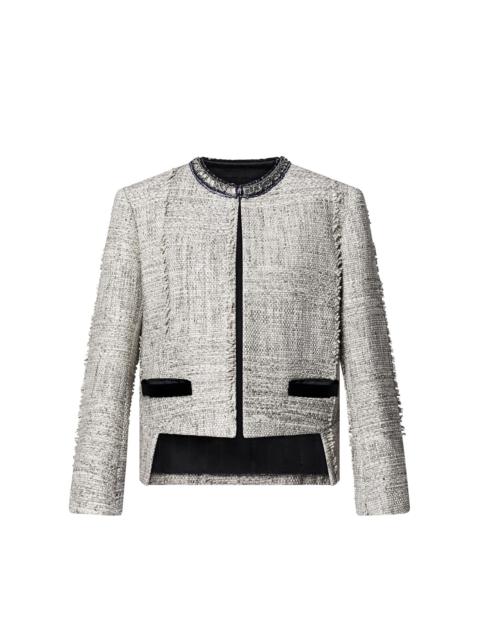 Raw Tweed Boxy Jacket