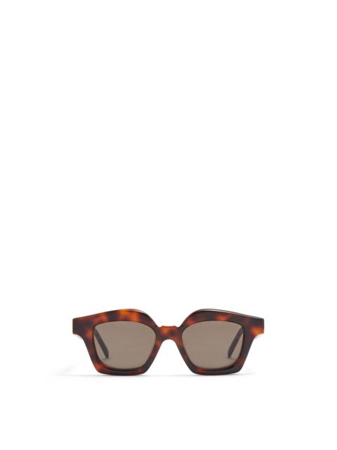 Small browline sunglasses in acetate