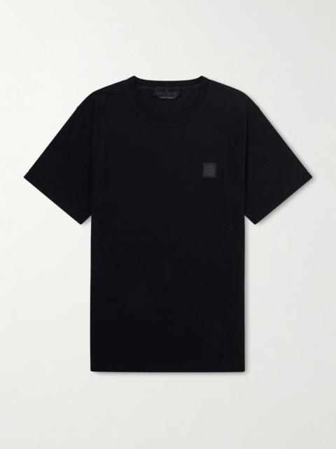 Stone Island STONE ISLAND GHOST Logo-Appliquéd Cotton-Jersey T-Shirt
