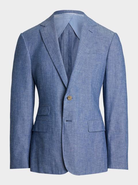 Ralph Lauren Men's NM X RL Kent Chambray Handmade Suit Jacket