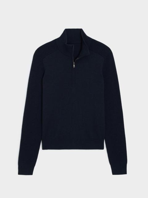 TODD SNYDER Merino Quarter-Zip Sweater