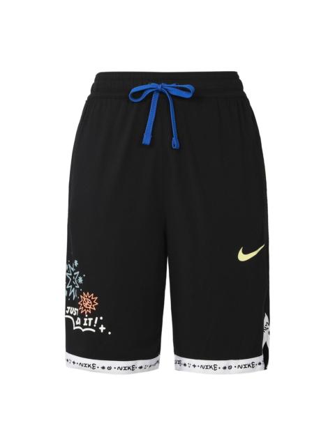 Nike Nike Cartoon Painting Printing Sports Shorts Black DV3193-010