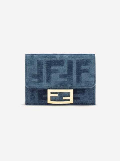 FENDI Trifold Wallet with FF monogram in jacquard