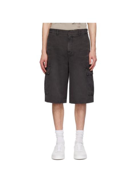 Givenchy Black Embroidered Shorts