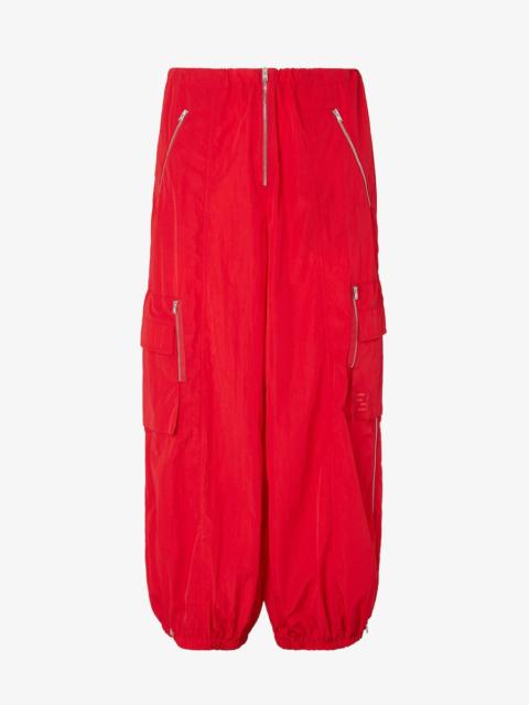 FENDI Pants Red nylon pants