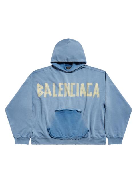 BALENCIAGA 로고 인쇄 면 hoodie