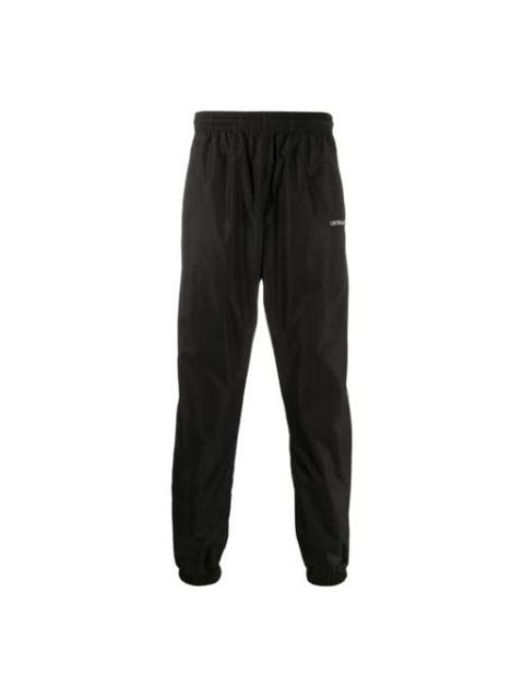 Men's Off-White Bookish Black Sports Pants/Trousers/Joggers OMCA086E20FAB0011001