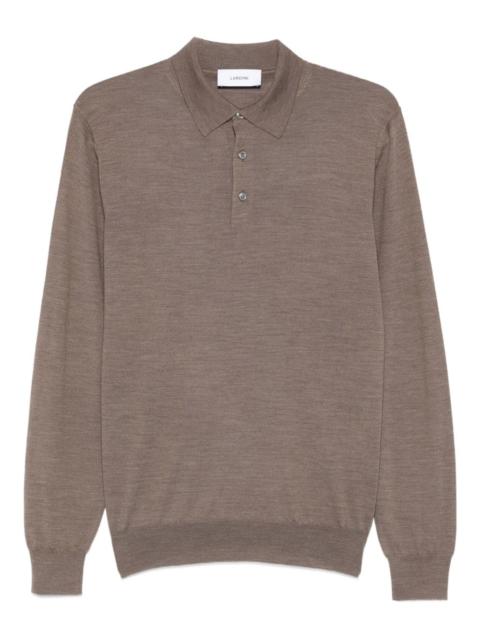LARDINI long-sleeve polo shirt