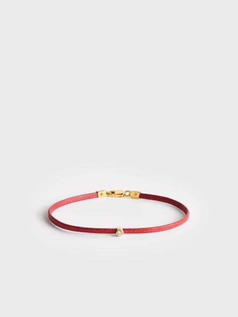 TOTEME Mini diamond bracelet red/gold