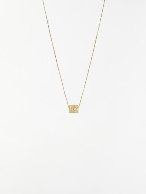 SHIHARA Diamond Cube Necklace
