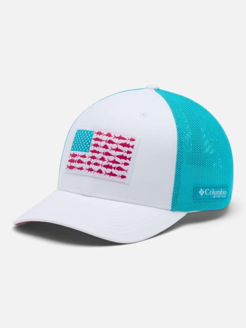 Columbia PFG Fish Flag Mesh Ball Cap