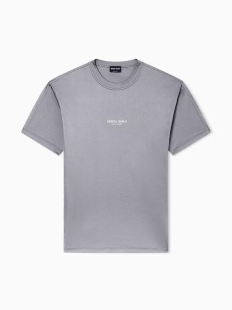 GIORGIO ARMANI COTTON INTERLOCK CREW-NECK T-SHIRT