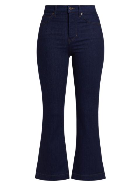 VERONICA BEARD Women's Carson High-Rise Ankle-Flare Jeans - Indigo Rinse