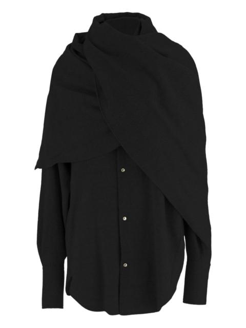 DARKPARK layered wool shirt