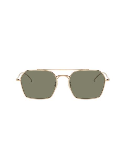 Oliver Peoples Gold TK-15 Sunglasses
