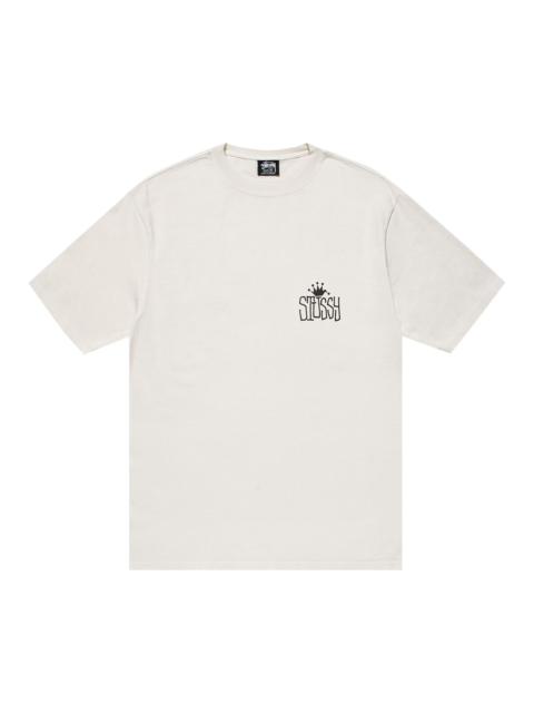 ★【STUSSY】★CROWN WREATH PIGMENT DYED TE.E★ARTICHOKE★ Stüssy Stussy Crown Wreath Pigment Dyed Tee 'Artichoke