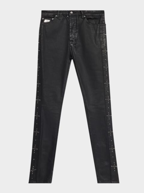 Ksubi Men's Van Winkle Plus Studded Skinny Jeans