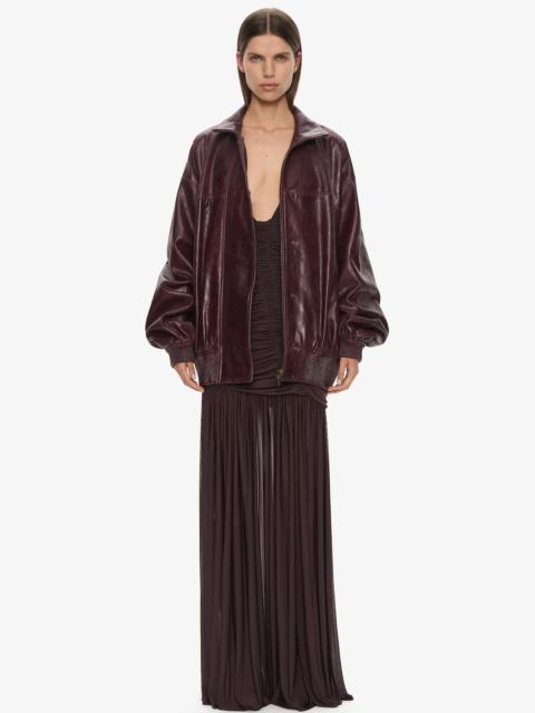 CHRISTOPHER ESBER DEVON LEATHER BOMBER JACKET