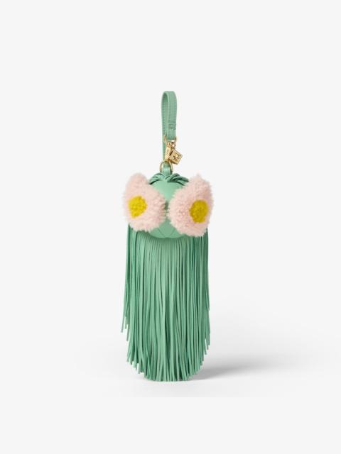 Bag Bugs Charm Aquamarine nappa leather charm