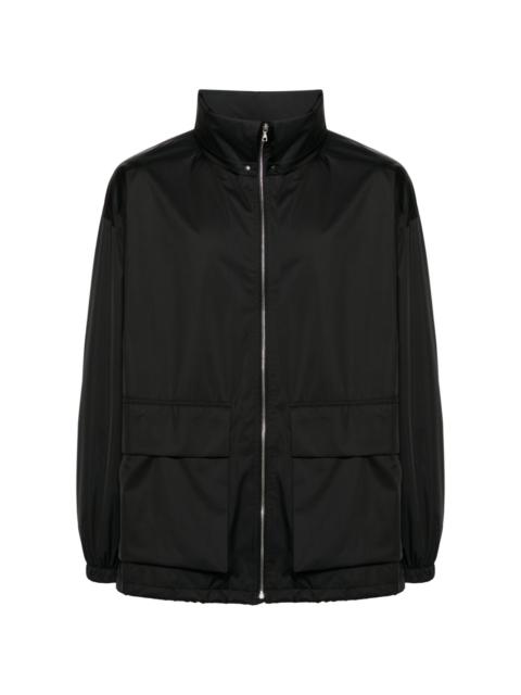 concealed-hood cargo jacket