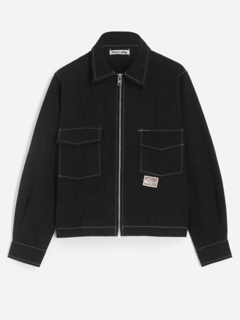 Story mfg. 555 Black Wonky Wear Jacket