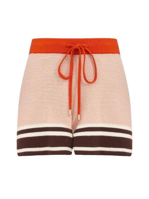 Zimmermann ASCENSION STRIPE KNIT SHORT