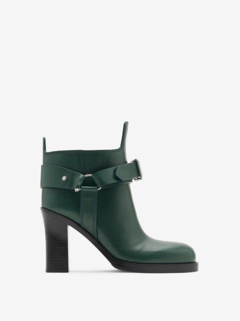 Burberry Leather Stirrup Low Boots