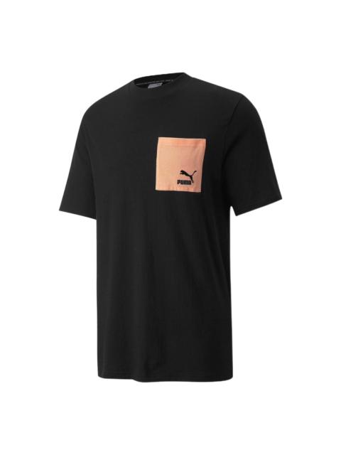 PUMA Nature Camp Pocket T-Shirt 'Black' 536938-01