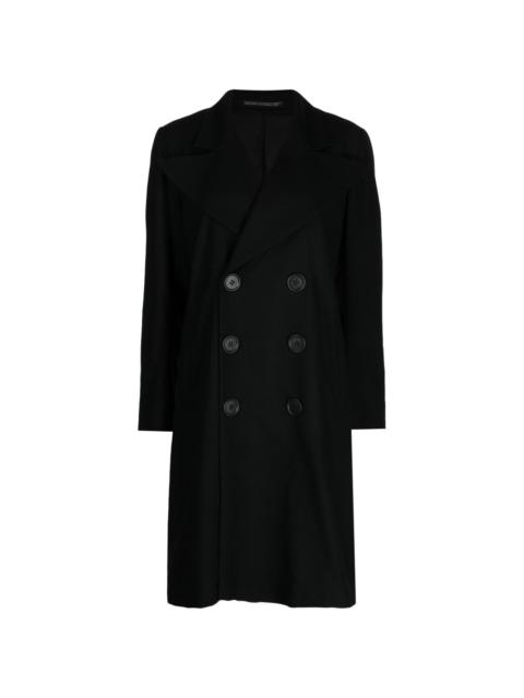 Yohji Yamamoto wool double-breasted coat