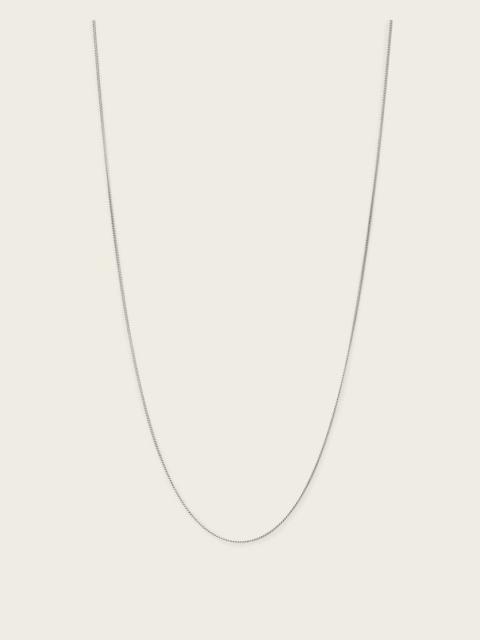 ALLSAINTS AXL STERLING SILVER LARGE CURB NECKLACE