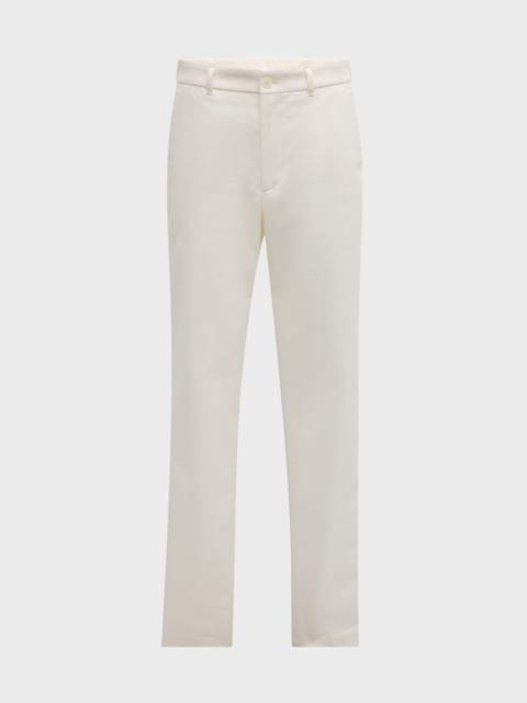 Men's Gabardine Diagonal Weave Trousers