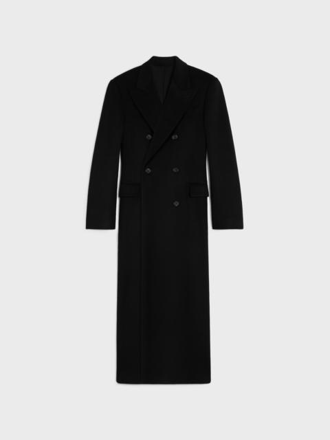 CELINE colonne coat IN WOOL CLOTH