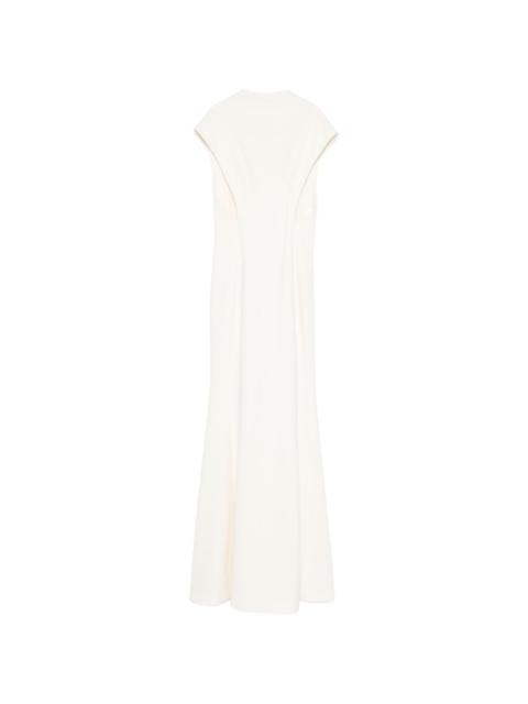 Jil Sander cap-sleeve maxi dress