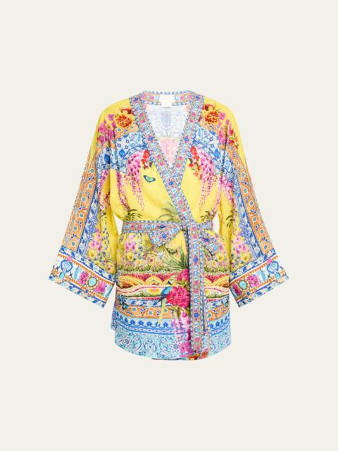 CAMILLA Sultanahmet Summer Short Kimono Coverup