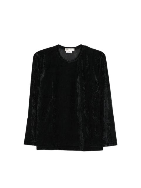 Comme Des Garçons Crinkled texture sweater