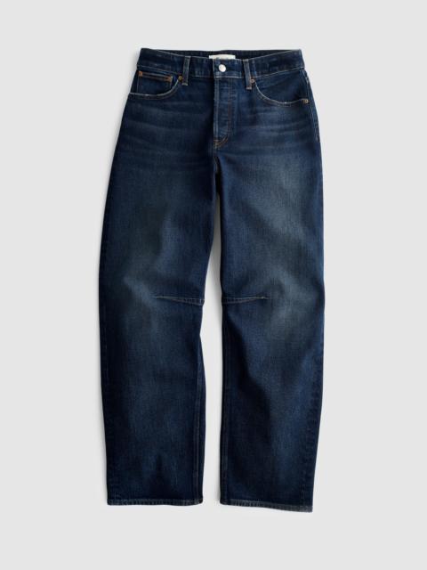 Madewell The Curvy Darted Barrel-Leg Jean