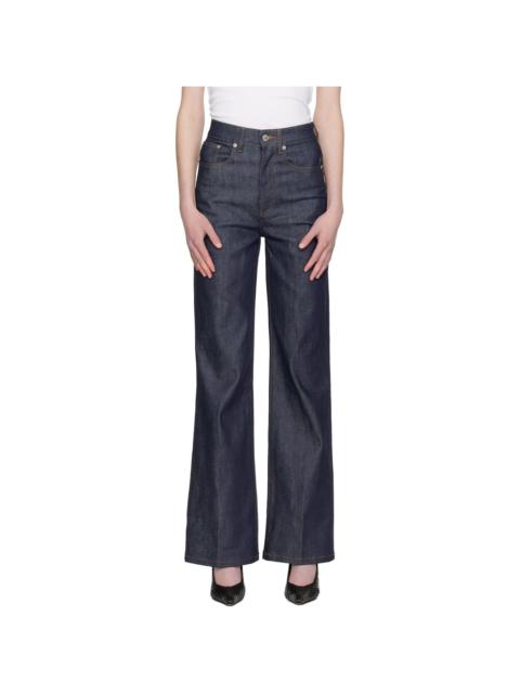 A.P.C. Navy Domino Jeans