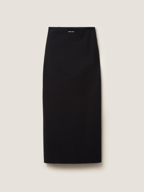 Miu Miu Stretch jersey skirt