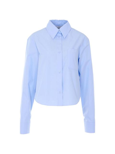 Sportmax pleated cotton shirt
