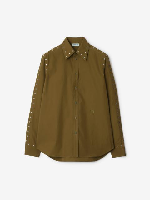 Burberry Studded Cotton Shirt