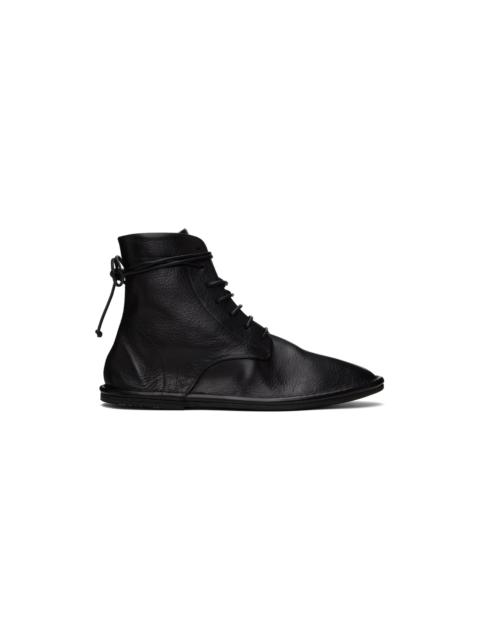 Marsèll Black Gigante Lace Up Ankle Boots | REVERSIBLE