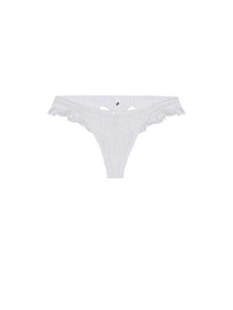 Cou Cou The Butterfly Thong: White