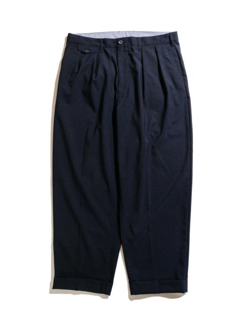 BEAMS PLUS 2Pleats Wool Tropical Dark Navy