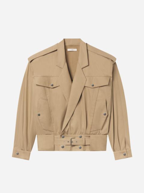 CO Tapered Sport Jacket in Cotton Twill