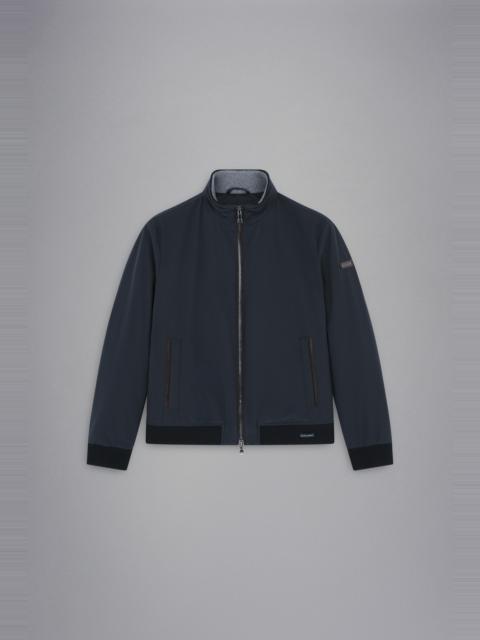 Paul & Shark RE-4X4 STRETCH TYPHOON® BOMBER JACKET WITH SUEDE DETAILS