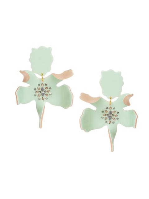 LELE SADOUGHI Women's Paper Lily EarringsOsKiwi Sparkle 300 - Kiwi Sparkle