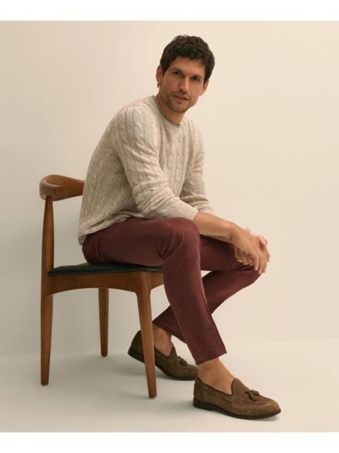 Brooks Brothers Linen Cable Knit Sweater