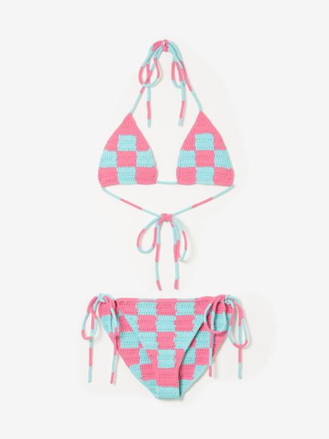 Burberry Crochet Technical Cotton Bikini