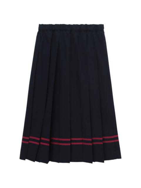 Comme des Garçons GIRL pleated midi skirt